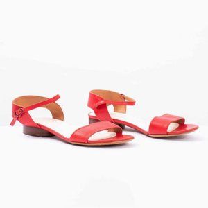 Maison Martin Margiela Red Leather Sandels